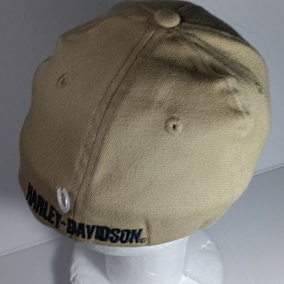 Harley Davidson Brown Cap Hat - Picture 8 of 11